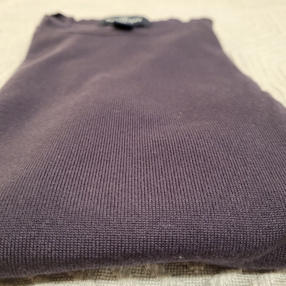 Land's End Short Sleeve Fine gauge Jewelneck Sweater - True Navy Women's Large - Picture 9 of 10